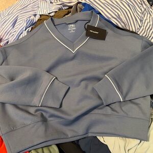 Abercrombie YPB Blue V-Neck Sweater
